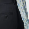 Barrel trousers in cotton and silk Black Barrel trousers in cotton and silk Black