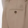 Barrel trousers in wool Sand