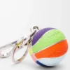 Basketball charm in calfskin and metal Multicolor Basketball charm in calfskin and metal Multicolor