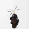 Bauble in blown glass Chocolate/Black