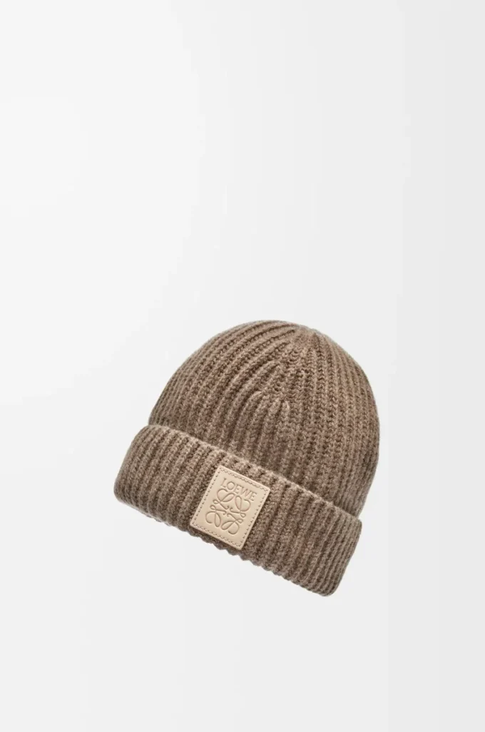 Beanie in cashmere Beige