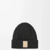 Beanie in cashmere Black Beanie in cashmere Black