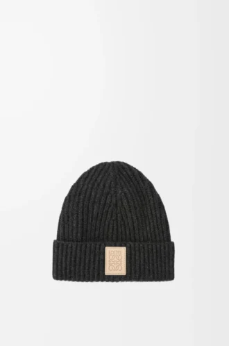 Beanie in cashmere Black