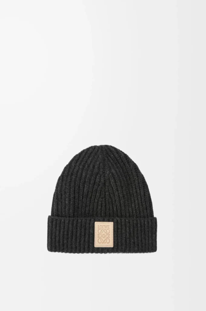 Beanie in cashmere Black Beanie in cashmere Black