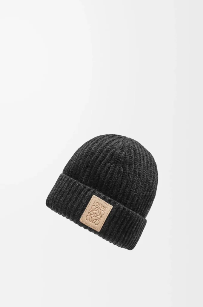 Beanie in cashmere Black Beanie in cashmere Black
