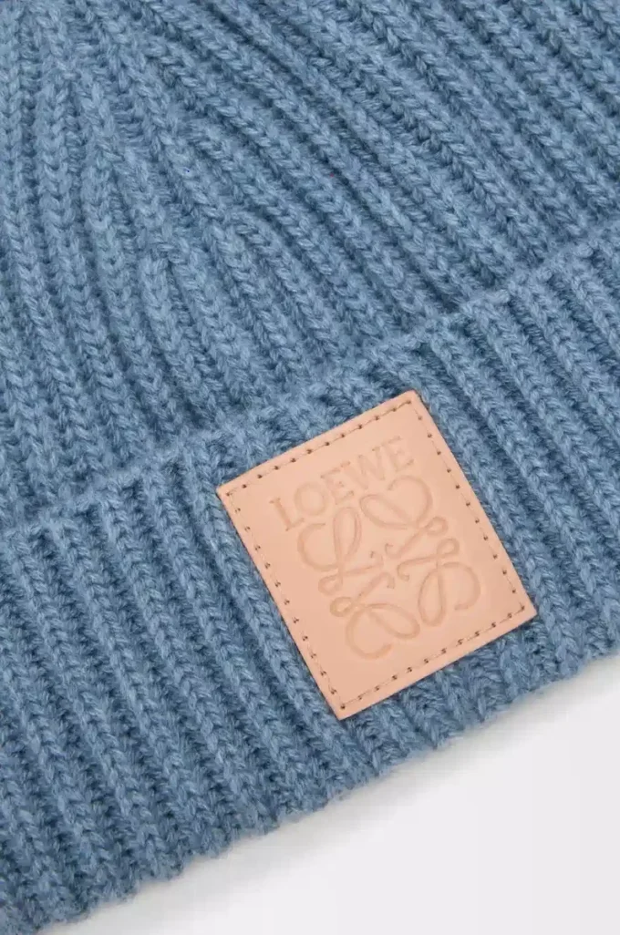 Beanie in cashmere Denim Blue