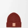 Beanie in cashmere Mahogany