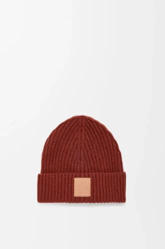 Beanie in cashmere Mahogany