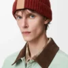 Beanie in cashmere Mahogany