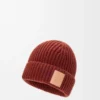 Beanie in cashmere Mahogany
