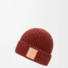 Beanie in cashmere Mahogany