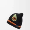 Beanie in wool, alpaca and mohair blend Black