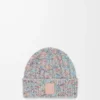 Beanie in wool and cashmere blend Multicolor Beanie in wool and cashmere blend Multicolor