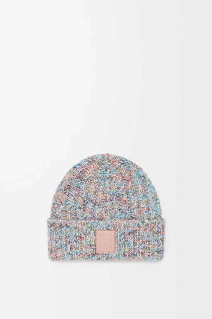Beanie in wool and cashmere blend Multicolor Beanie in wool and cashmere blend Multicolor