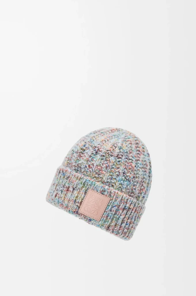 Beanie in wool and cashmere blend Multicolor Beanie in wool and cashmere blend Multicolor