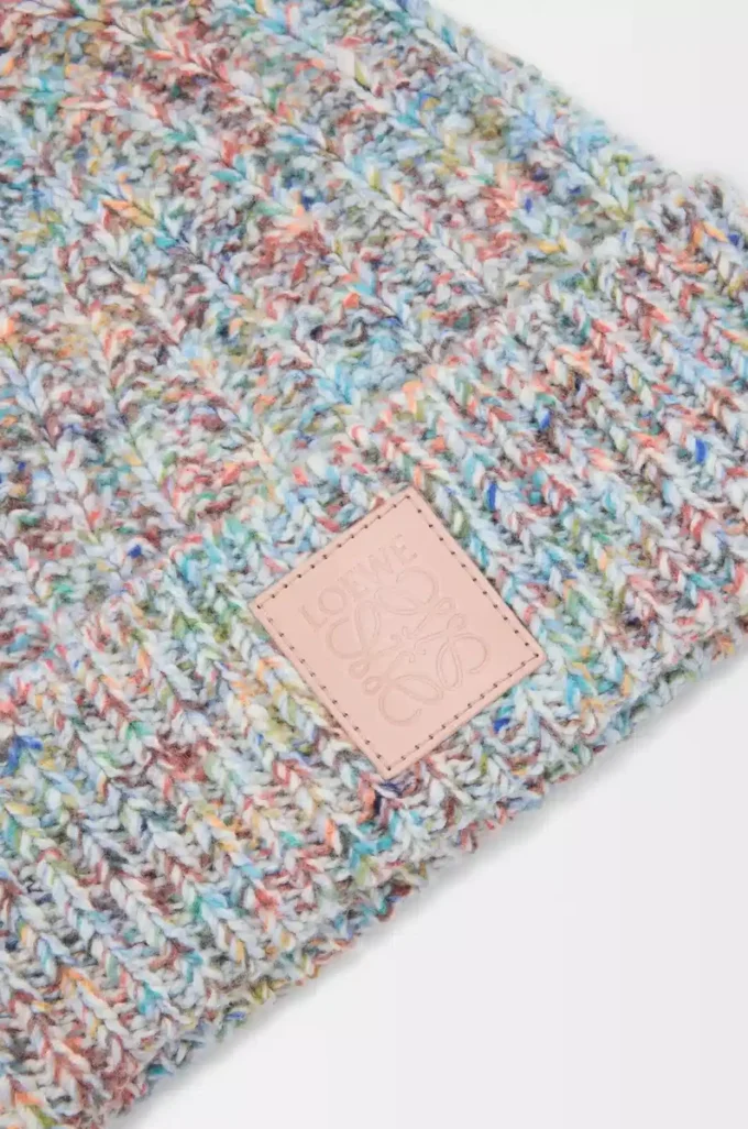 Beanie in wool and cashmere blend Multicolor Beanie in wool and cashmere blend Multicolor