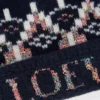 Beanie in wool blend Navy/Multicolor