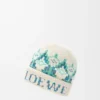 Beanie in wool blend White/Mint