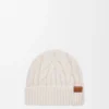 Beanie in wool Ecru Beanie in wool Ecru