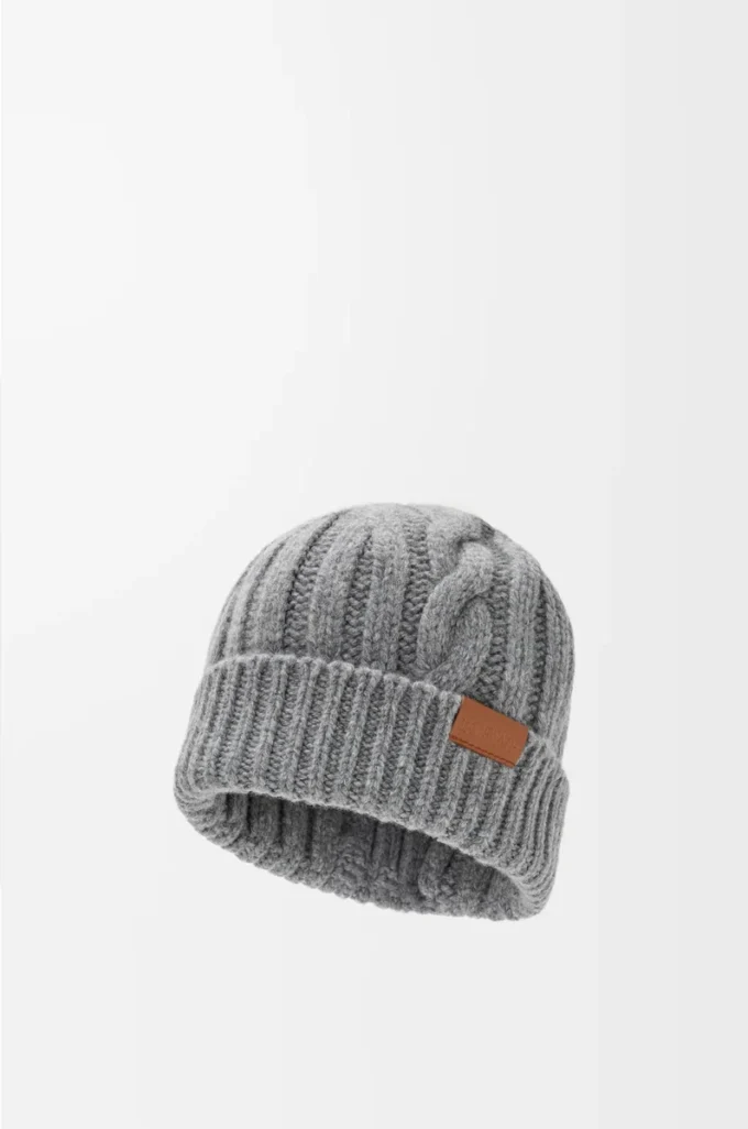 Beanie in wool Grey Melange