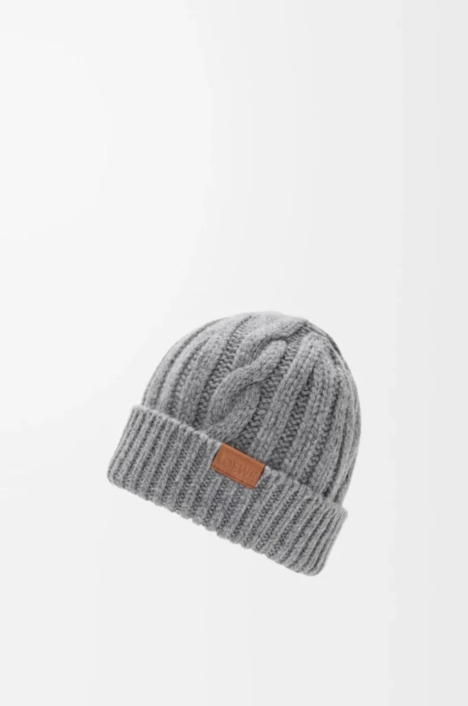 Beanie in wool Grey Melange