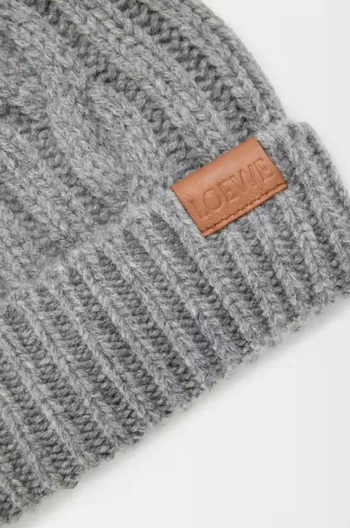Beanie in wool Grey Melange