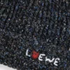 Beanie in wool, silk and alpaca blend Black Melange Beanie in wool, silk and alpaca blend Black Melange