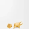 Beetle pin in brass Gold