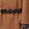 Belted coat in wool Camel/Brown Belted coat in wool Camel/Brown