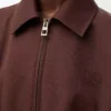 Belted jacket in cotton and silk Coffee Belted jacket in cotton and silk Coffee