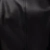 Belted jacket in nappa lambskin Black Belted jacket in nappa lambskin Black