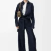 Belted jeans in denim Indigo Blue Belted jeans in denim Indigo Blue