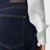 Belted jeans in denim Indigo Blue Belted jeans in denim Indigo Blue