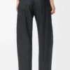 Belted trousers in wool Dark Grey Belted trousers in wool Dark Grey