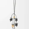 Berry charm in classic calfskin Black/Green Berry charm in classic calfskin Black/Green
