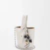 Berry charm in classic calfskin Black/Green Berry charm in classic calfskin Black/Green