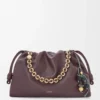 Berry charm in classic calfskin Black/Green Berry charm in classic calfskin Black/Green