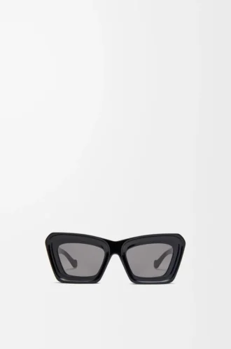 Beveled Cateye sunglasses Black
