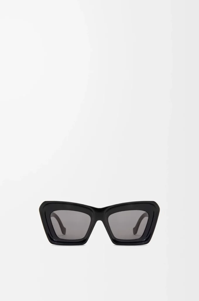 Beveled Cateye sunglasses Black Beveled Cateye sunglasses Black