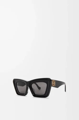 Beveled Cateye sunglasses Black