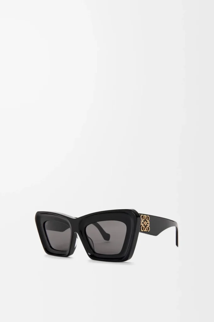 Beveled Cateye sunglasses Black Beveled Cateye sunglasses Black