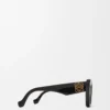 Beveled Cateye sunglasses Black Beveled Cateye sunglasses Black