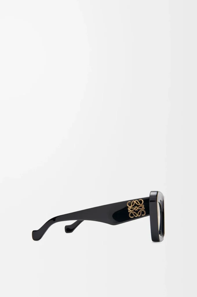 Beveled Cateye sunglasses Black