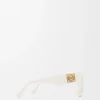 Beveled Cateye sunglasses White/Ivory Beveled Cateye sunglasses White/Ivory