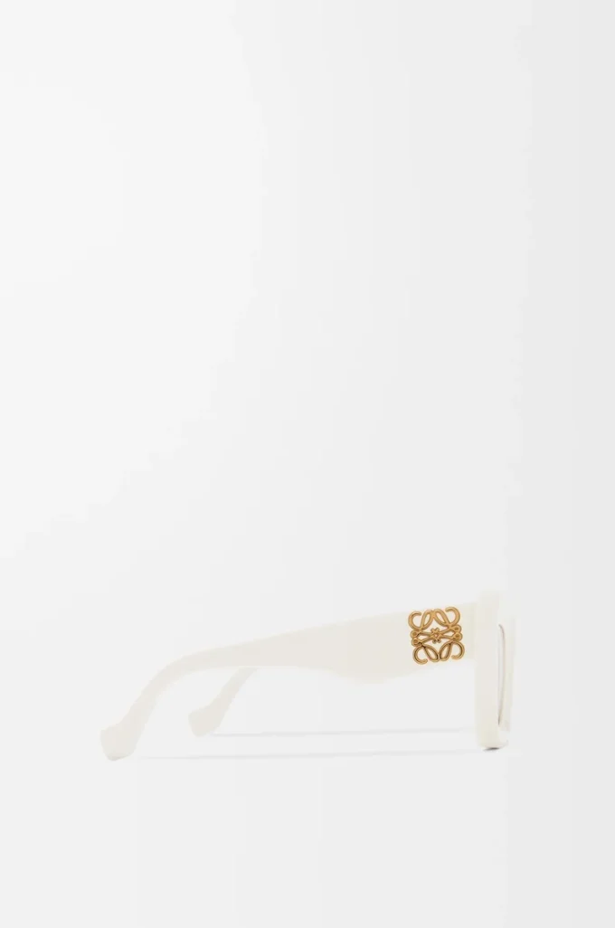 Beveled Cateye sunglasses White/Ivory Beveled Cateye sunglasses White/Ivory
