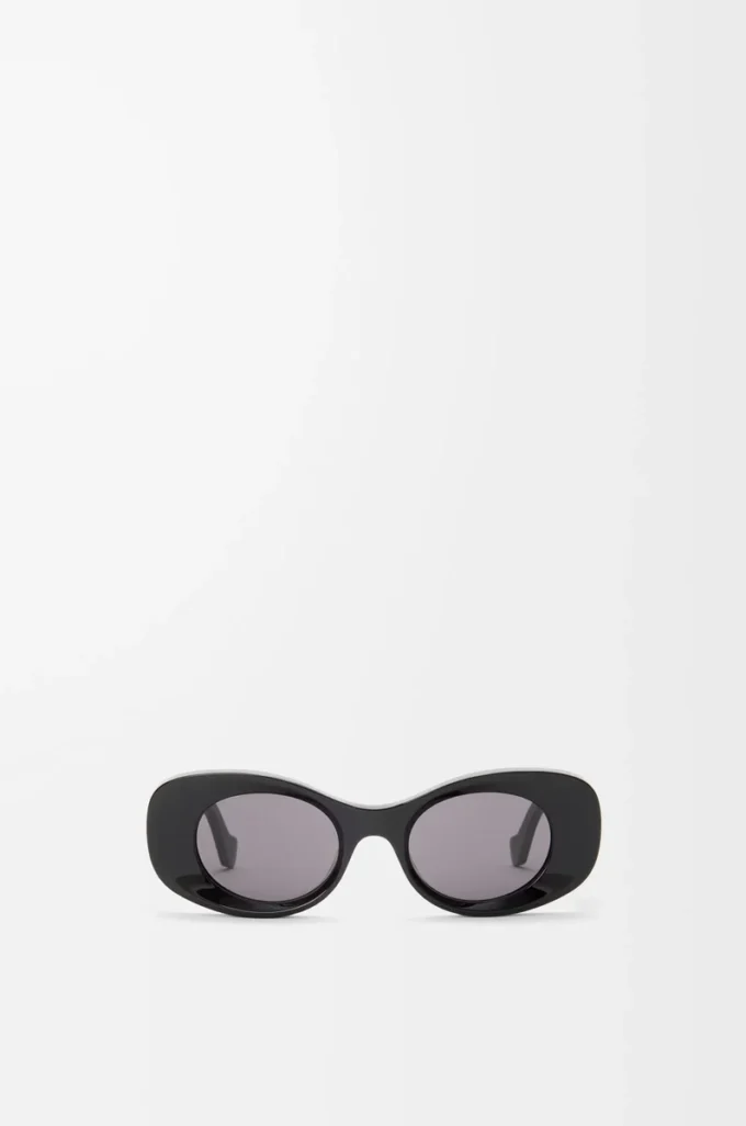 Beveled Oval Maxi Anagram sunglasses Black Beveled Oval Maxi Anagram sunglasses Black