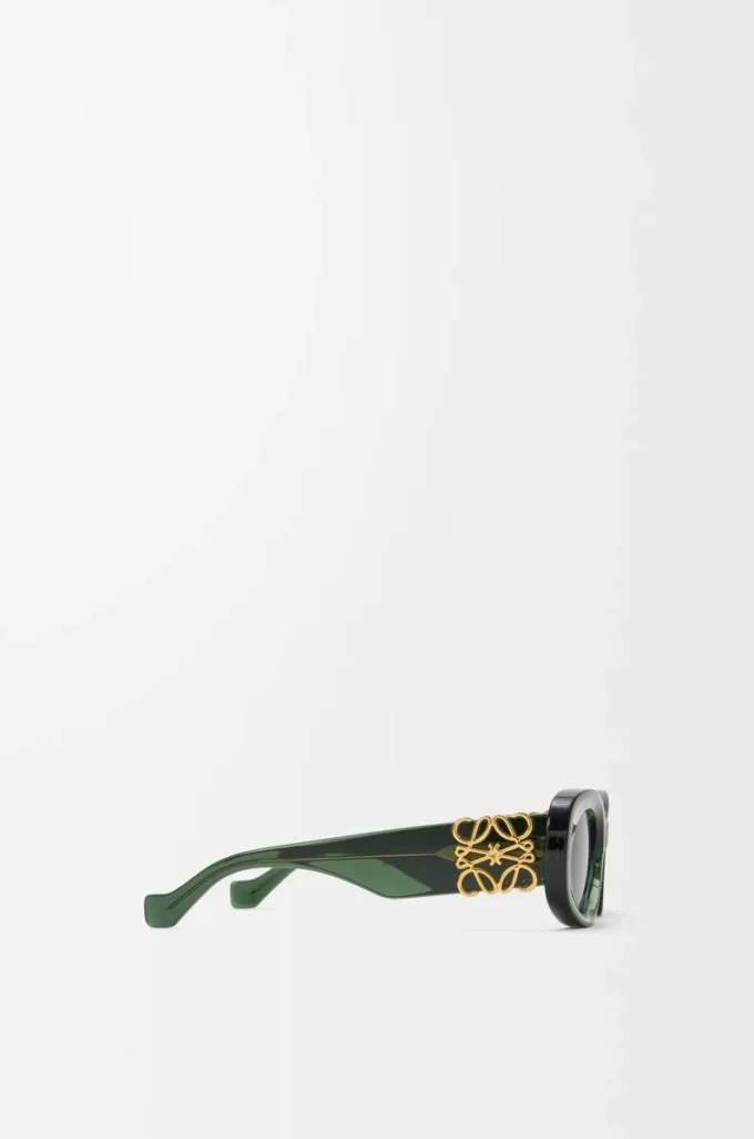 Beveled Oval Maxi Anagram sunglasses Dark Green Beveled Oval Maxi Anagram sunglasses Dark Green