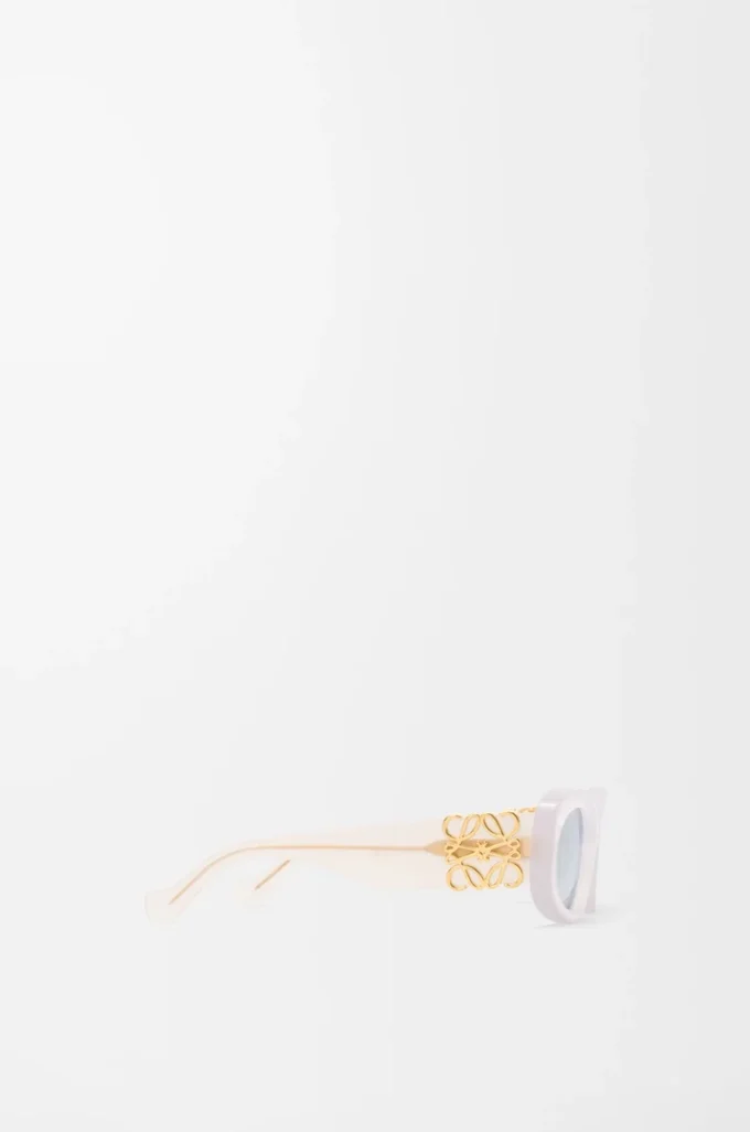Beveled Oval Maxi Anagram sunglasses White Beveled Oval Maxi Anagram sunglasses White