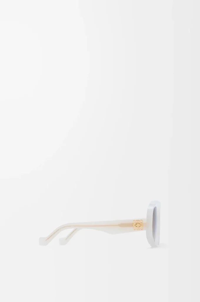 Beveled Pentagon sunglasses Milky Ivory Beveled Pentagon sunglasses Milky Ivory