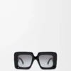 Beveled Square Maxi Anagram sunglasses Black Beveled Square Maxi Anagram sunglasses Black